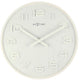 Wood Wood Wall Clock Big, White