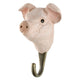 Hand Carved Hook, Pig